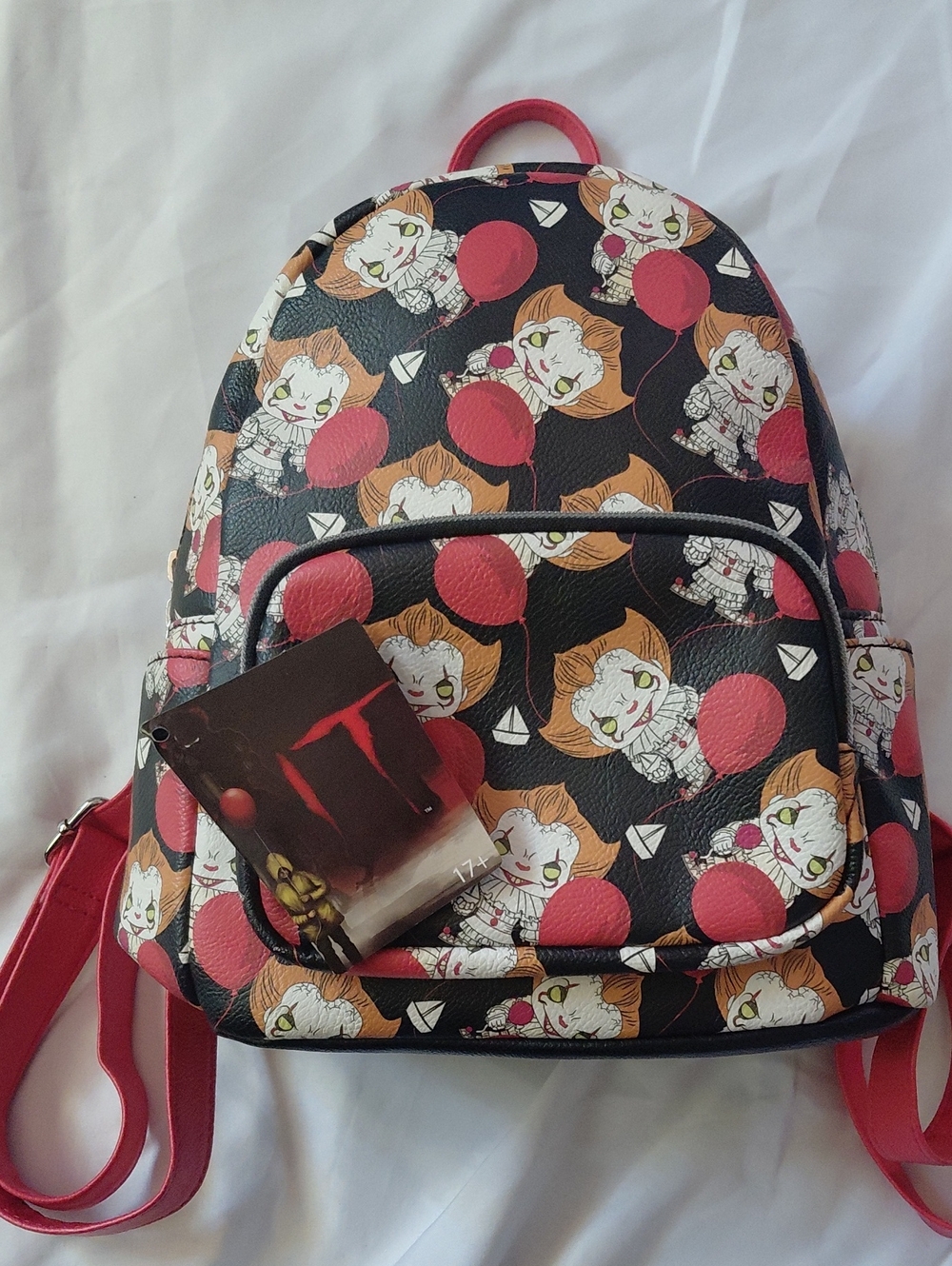 Pennywise IT! Red Balloon Funko POP! Mini Backpack Red Black